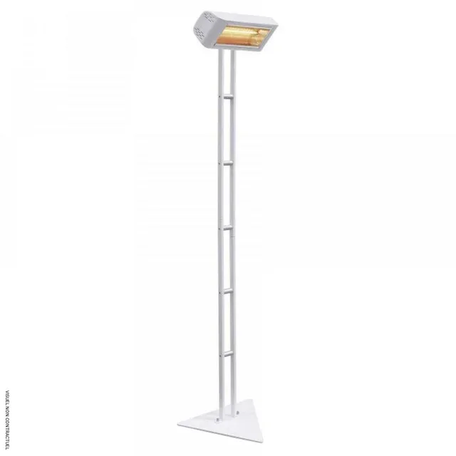 Chauffage infrarouge Heliosa 44 Blanc 2000W sur pied Scala Star Progetti