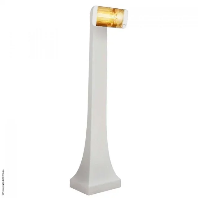 Chauffage infrarouge HELIOSA 66 blanc Amber Light avec pied OBELISK - Star Progetti