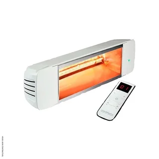 Heliosa 77 Infrared Heater 2000W White with Remote Control - Indoor Outdoor Patio Heater