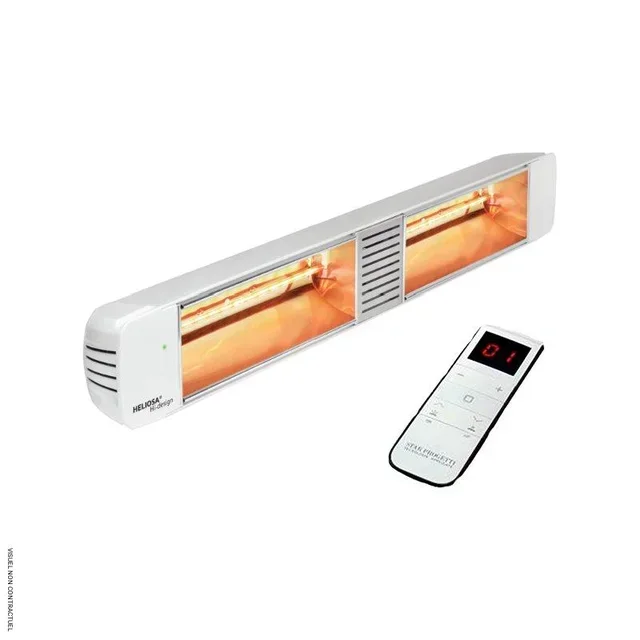 Chauffage infrarouge HELIOSA 88 RADIO 3000W blanc IPX5 télécommande