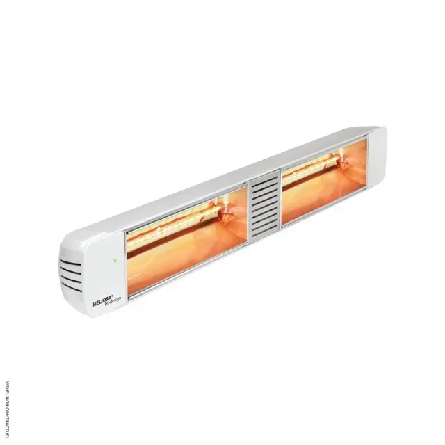 Chauffage infrarouge HELIOSA 88 RADIO 3000W blanc IPX5 télécommande