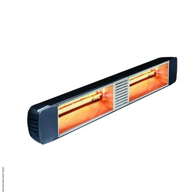 Chauffage infrarouge HELIOSA 88 Radio 3000W noir extérieur télécommande