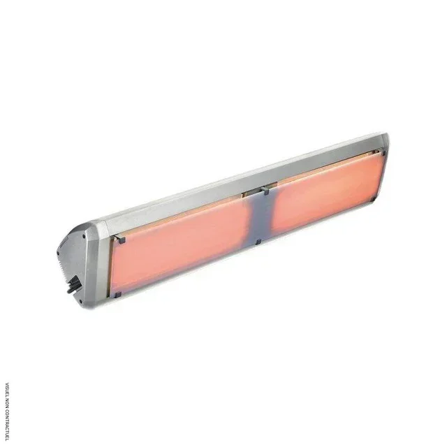 Chauffage infrarouge Heliosa 99.1 4000W IPX5 vitre blanche Star Progetti