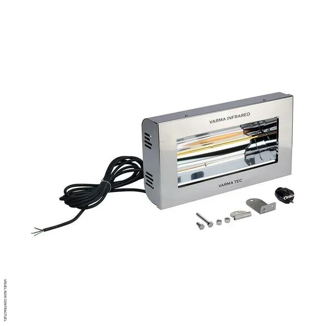 Aquecedor infravermelho aço inoxidável IPX5 2000W VARMA V400 - Star Progetti