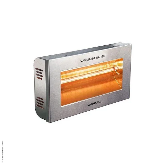 Aquecedor infravermelho aço inoxidável IPX5 2000W VARMA V400 - Star Progetti