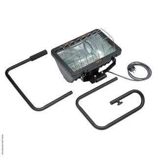 Aquecedor Infravermelho Portátil VARMA 1300W IP54 Interior Exterior Calefação Elétrica