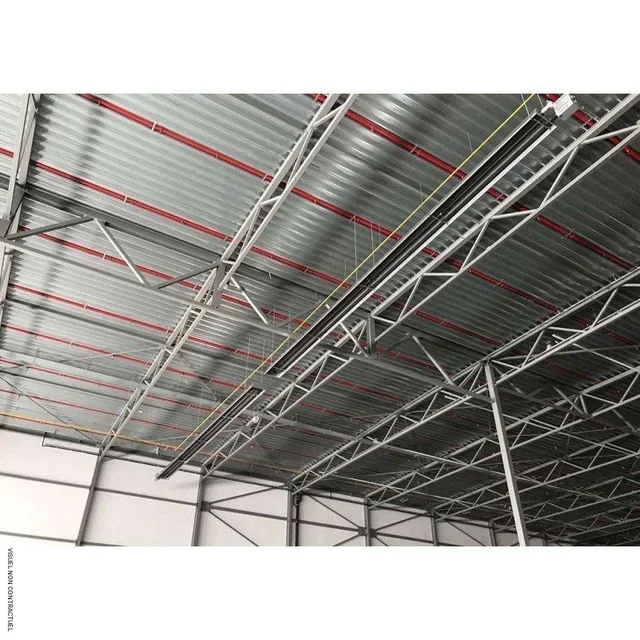 Natural Gas Radiant Heater RBT 20 S - SPLUS for Industrial Workshop