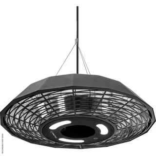 TROTEC IR 2010 SC 2000W Infrarot-Heizstrahler Deckenmontage Außen Terrassenheizer mit LED Fernbedienung IP45