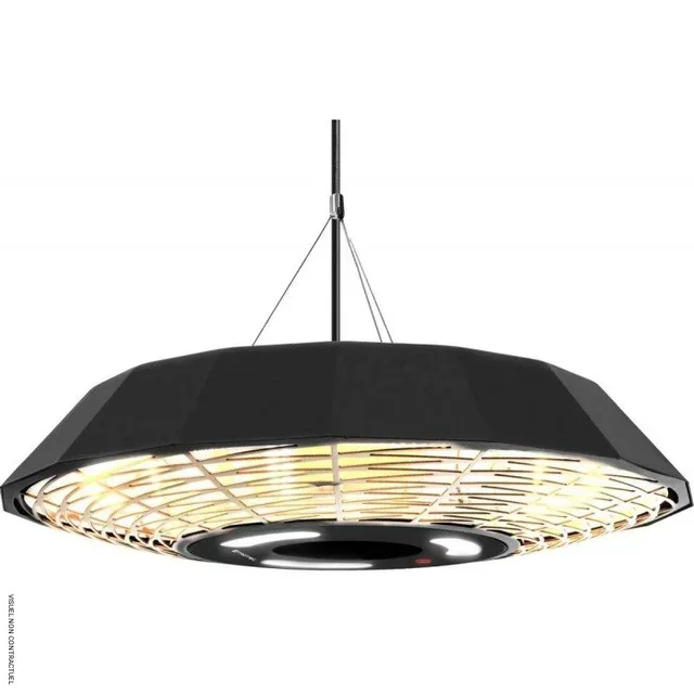 Chauffage radiant suspendu 2000W infrarouge TROTEC IR 2010 SC extérieur LED télécommande IP45