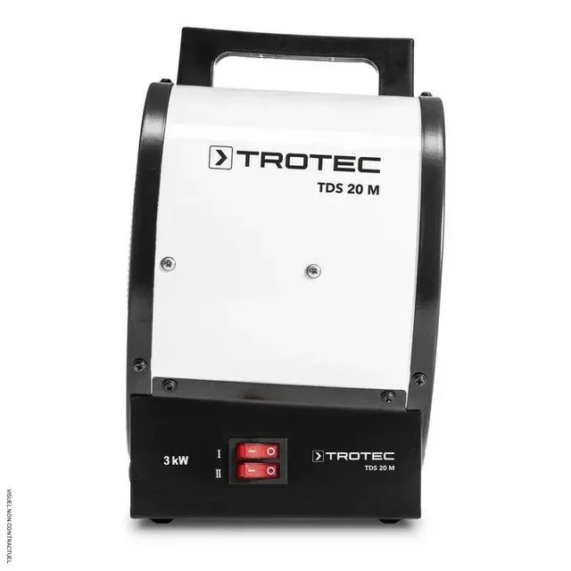 Chauffage soufflant céramique 3 kW TDS 20 M TROTEC - chauffage électrique portable PTC silencieux