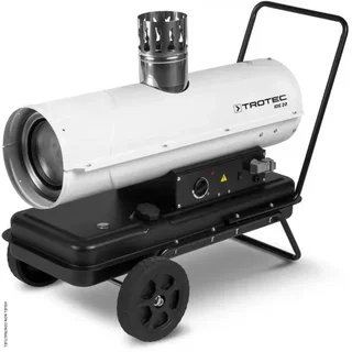Chauffage soufflant fioul mobile IDE 20 TROTEC sur roues - atelier chantier