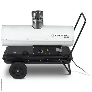 Chauffage soufflant fioul mobile IDE 20 TROTEC sur roues - atelier chantier