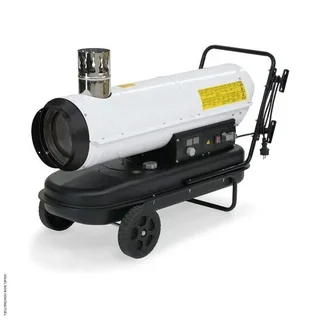 Chauffage soufflant fioul mobile IDE 30 Trotec 30kW sur chariot pour atelier et chantier