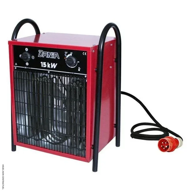 Chauffage soufflant mobile DANIA 15 kW triphasé 1340 m³/h Inelco