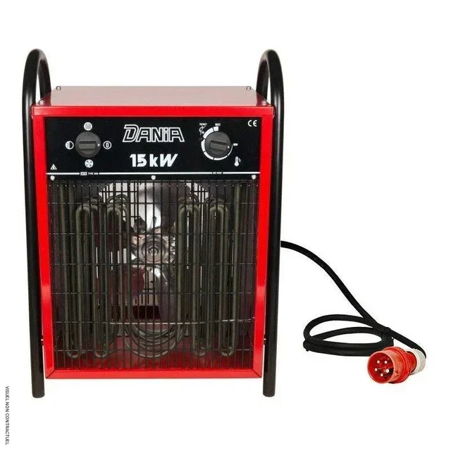 Chauffage soufflant mobile DANIA 15 kW triphasé 1340 m³/h Inelco