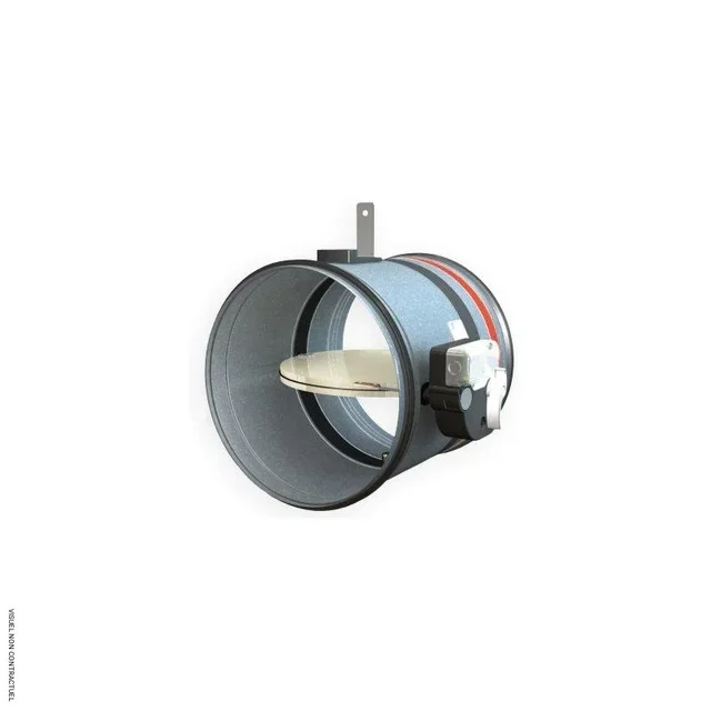 CR120 Brandschutzklappe Ø125 MFUS Rund S&P Brandschutz-Lüftung