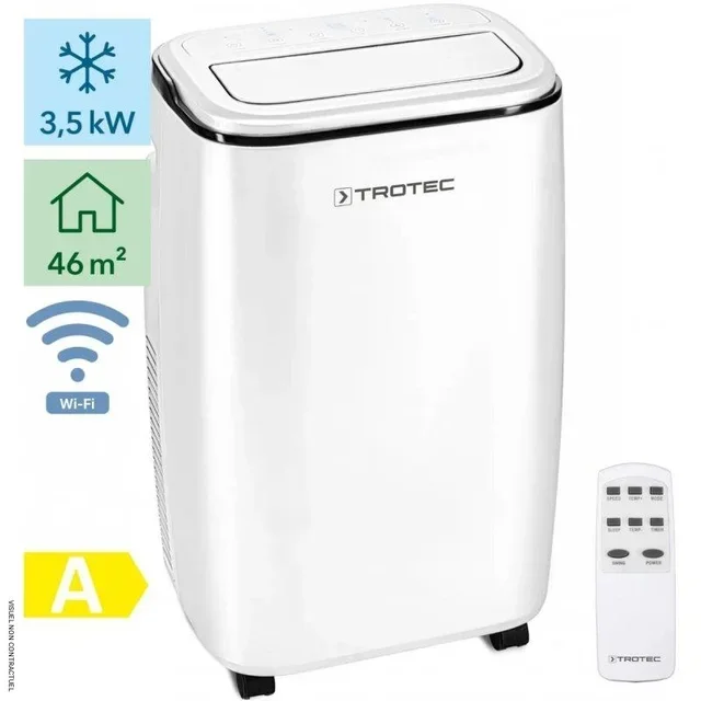 Climatiseur mobile PAC 3501 S 3,5kW WiFi 46m² TROTEC