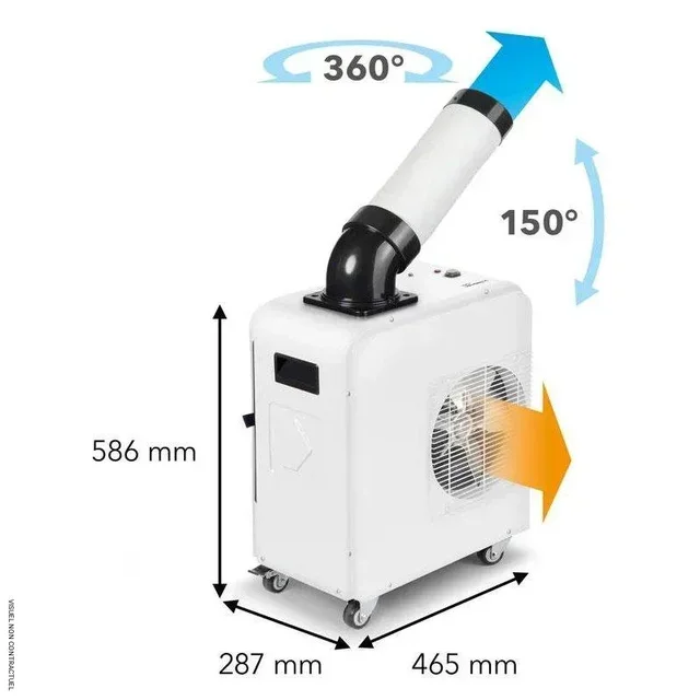 Climatiseur mobile Trotec PT 2000 SP 2kW R290 Spotcooler