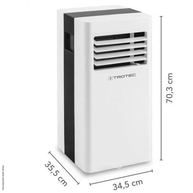 Climatiseur mobile Trotec PAC 2100 X 7000 BTU 26 m² 3 en 1