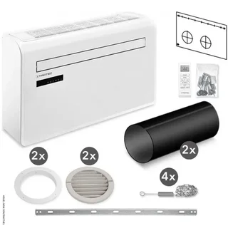 Climatiseur réversible PAC-W 2650 SH TROTEC sans unité extérieure - 4 en 1