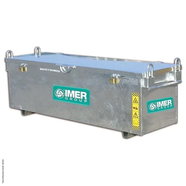 Coffre à outils soudé galvanisé 425L IMER PA-18 06ZN professionnel