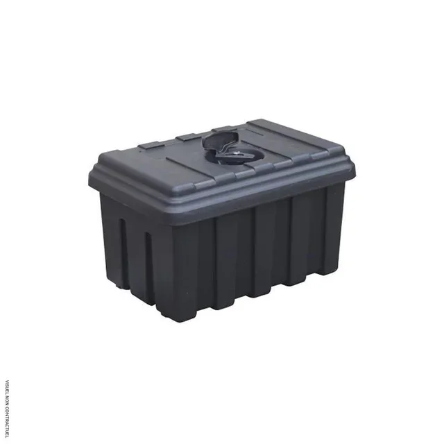 Coffre de chantier 30L étanche CEMO - Rangement outils professionnel