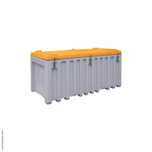 Coffre chantier 750L CEMBOX polyéthylène vrac CEMO