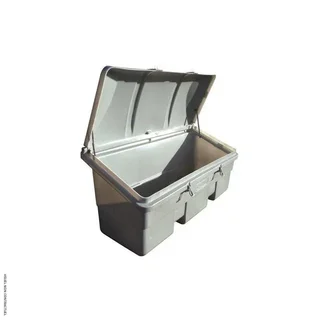 CEMO 750L Polyethylen Grau Nutzfahrzeug Baustelle Aufbewahrungsbox