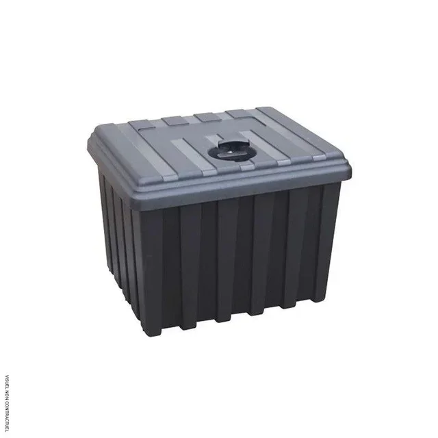 Coffre chantier CEMO 124L étanche stockage outils professionnel