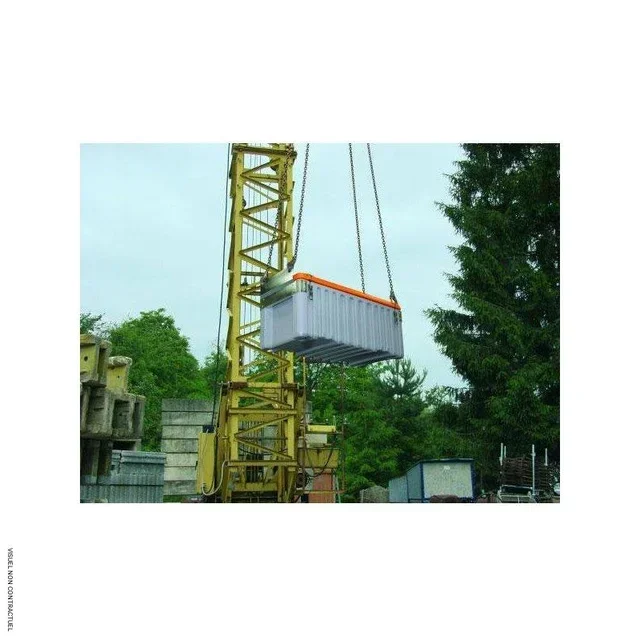 Coffre chantier CEMBOX 400L polyéthylène grutable CEMO