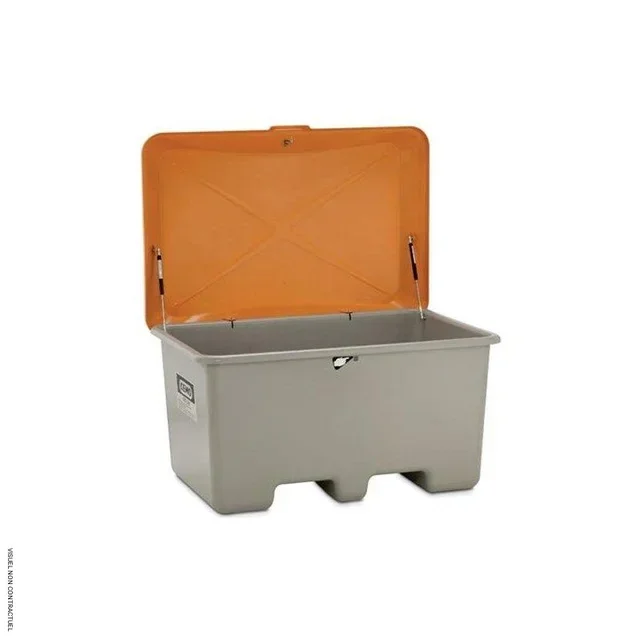 Coffre rangement PFV 200L vrac solide CEMO - Conteneur polyester fibre de verre