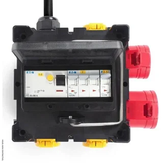 Coffret chantier électrique mobile Sovelor PV32 32A/16A IP44