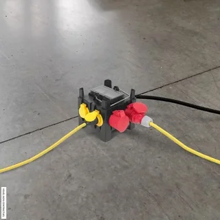 Coffret chantier électrique mobile Sovelor PV32 32A/16A IP44