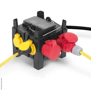 Coffret chantier électrique mobile Sovelor PV32 32A/16A IP44