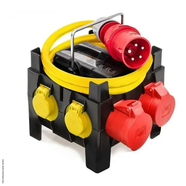 Coffret chantier électrique mobile Sovelor PV32 32A/16A IP44