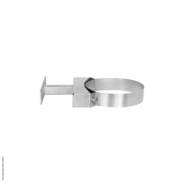 Collier mural Ø300mm double paroi inox 304 SOVELOR-DANTHERM
