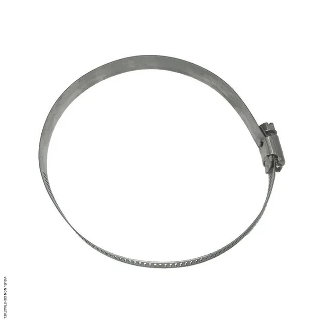Collier serrage acier galvanisé Ø60-325mm tuyau air chaud REX NORDIC