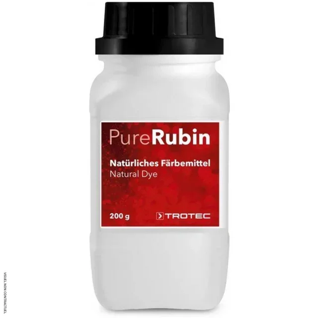 Colorant traçage PURE RUBIN 200g TROTEC - Détection fuite hydraulique biodégradable