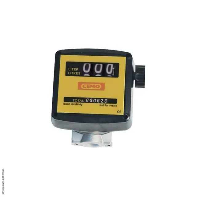 Compteur mécanique K33 huiles 120 l/min CEMO raccord 1 pouce