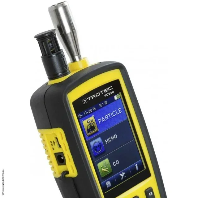 Compteur particules PC220 Trotec PM2.5 PM10 HCHO CO étalonné