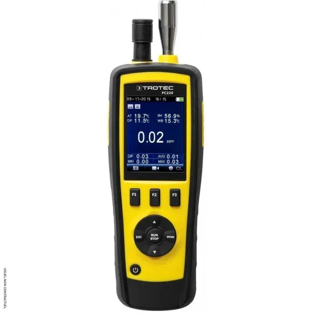 Compteur de particules PC220 Trotec 6 canaux - Mesure PM2.5 PM10 HCHO CO
