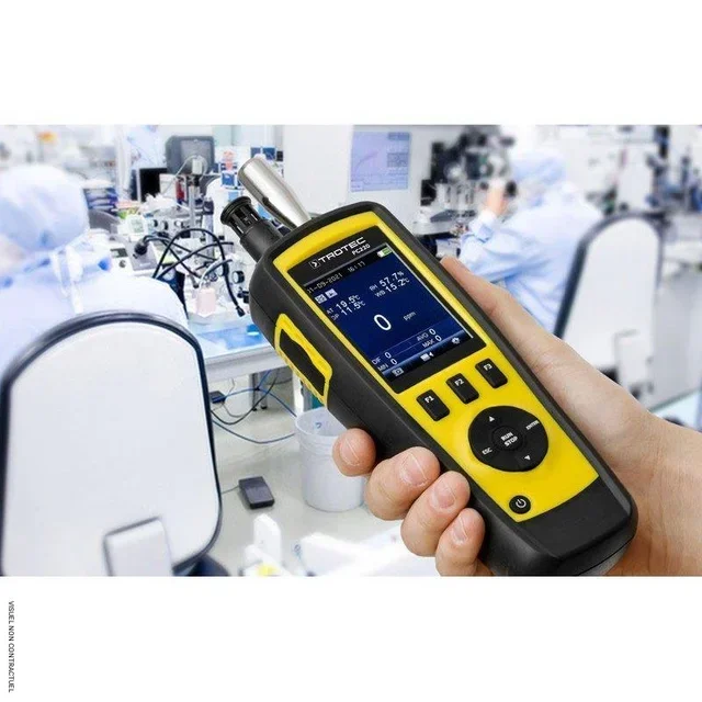 Contador de partículas Trotec PC220 6 canales - Medidor calidad aire PM2.5 PM10 HCHO CO