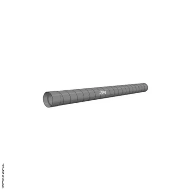 Conduit isolé droit 125mm 2m WineMaster IN25 - Accessoire ventilation cave à vin