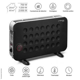 Convecteur électrique 2000W noir TCH 25 E TROTEC