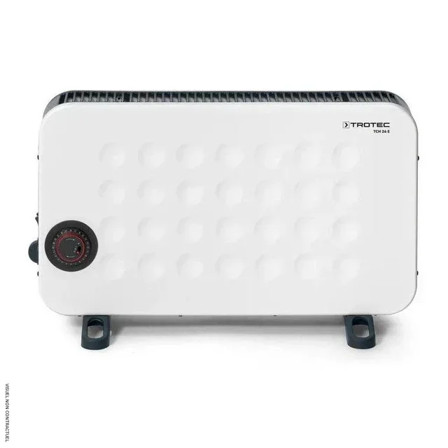 Convecteur électrique 2000W TCH 26 E blanc TROTEC avec turbo et minuterie 24h