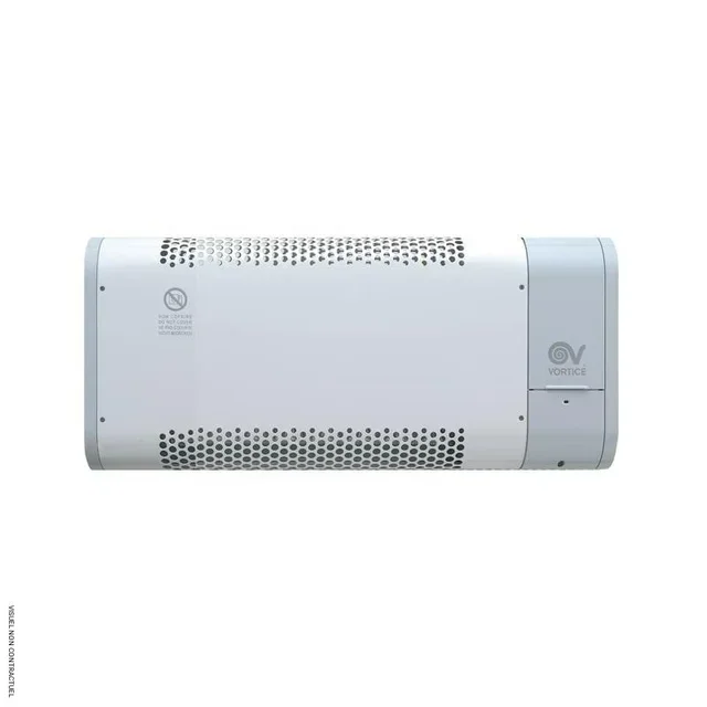Convetor elétrico silencioso Vortice Microsol RSM1000 1000W IPX4 de parede