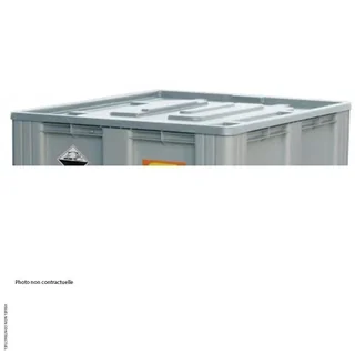 Cemo 610L Container Lid Cover 122x102 cm - Protective Lid for Storage Tank