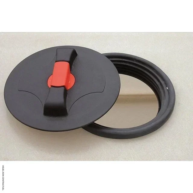 Screw lid Ø 190 mm CEMO for oval GRP tanks 300-700L