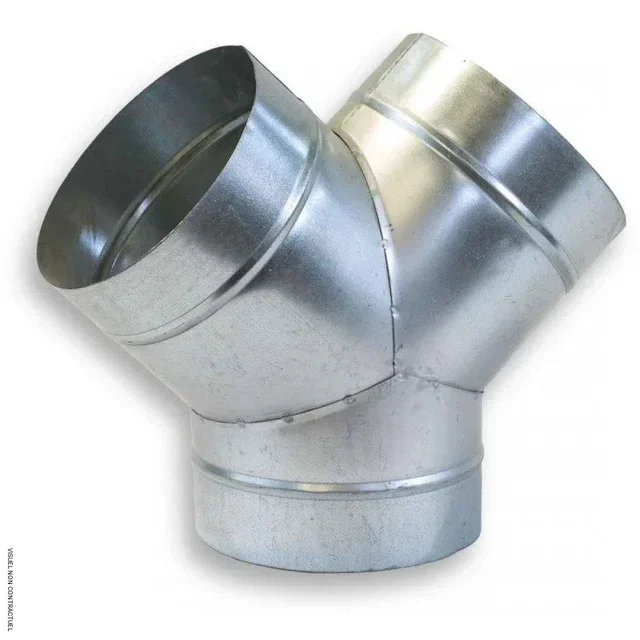 315mm Verzinkter Stahl 3-seitiger Flansch 90 Grad Lüftungsbogen SOVELOR-DANTHERM