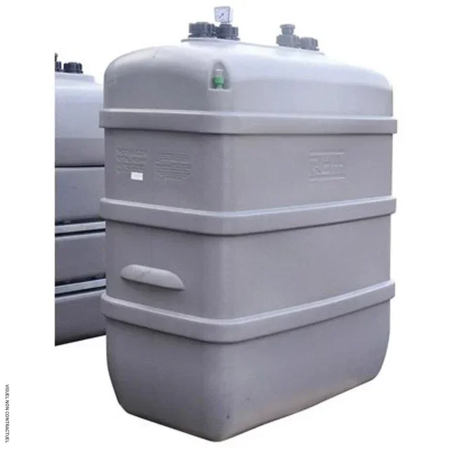 Cuve 1500L double paroi PEHD CEMO - Stockage GNR fioul gasoil